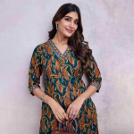Women Printed Regular Gotta Patti Pure Cotton Kurta with Salwar